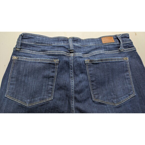 Judy Blue High-Rise Raw Hem Tall Flare Stretch Jeans Blue Denim Dark Wash 15/32 - Picture 10 of 10